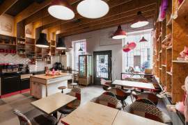 Pink cafe (toys shop inside)