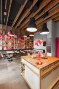 Pink cafe (toys shop inside)
