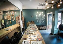 Tattoo salono interjeras