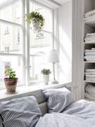 Bed under the window