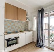 25 sq.m apartment interior in paris