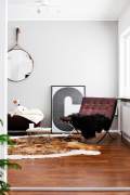 Cowhide carpet interior ideas