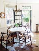 Cowhide carpet interior ideas