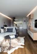 Cowhide carpet interior ideas