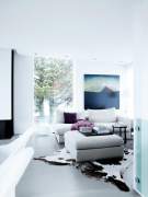 Cowhide carpet interior ideas