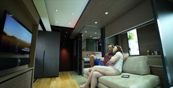28 sq.m space-saving apartment interior