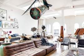 Lofto interjeras Amsterdame