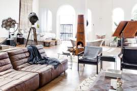 Lofto interjeras Amsterdame