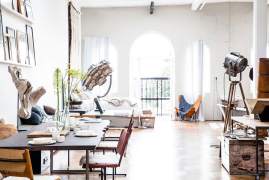 Lofto interjeras Amsterdame