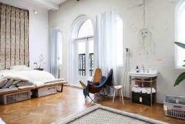 Lofto interjeras Amsterdame