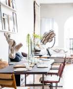 Lofto interjeras Amsterdame