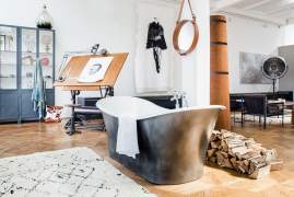 Lofto interjeras Amsterdame