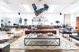 Lofto interjeras Amsterdame