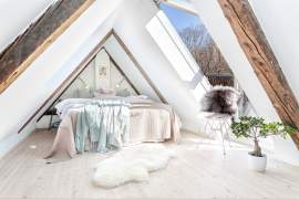 Sloped ceiling room ideas