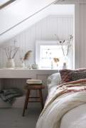 Sloped ceiling room ideas