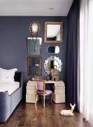 Lots of mirrors on the wall