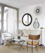 Lots of mirrors on the wall