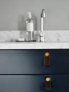 Leather handles for furniture