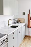 Leather handles for furniture