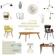 Mid-century modern interior style