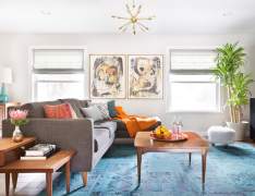Mid-century modern interior style