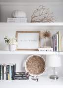 Shelf styling tips - 5 easy steps