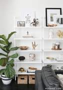 Shelf styling tips - 5 easy steps