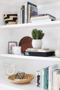 Shelf styling tips - 5 easy steps