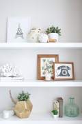 Shelf styling tips - 5 easy steps