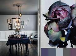 Interior color palette. Inspiration from nature.