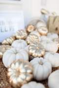Home decoration with pumpkins