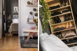 Cozy and feminine 36 sq.m apartment in Sweden