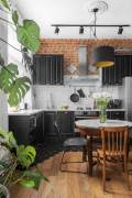 56 sq.m eclectic apartment in Moscow