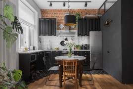 56 sq.m eclectic apartment in Moscow