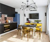 Dynamic and cozy 35 sq.m apartment in Moscow