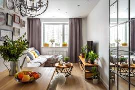 Colourful and cozy 77 sq.m apartment in Moscow
