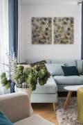 Wall behind the sofa. 8 decorating ideas.