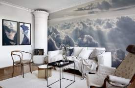Wall behind the sofa. 8 decorating ideas.