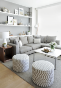 Wall behind the sofa. 8 decorating ideas.