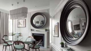 Liokajaus veidrodis (Butler mirror) - sferinis veidrodis namams