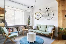 35 kv.m butas, kurį sau įsirengė pats architektas