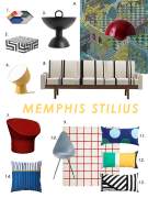 Memphis stilius interjere. 80-ieji grįžta!