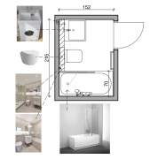 Ką žinoti projektuojant mažą vonios kambarį?
