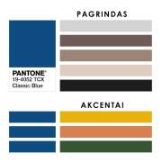 Pantone 2020 m. spalva - mėlyna. Su kuo ją derinti?