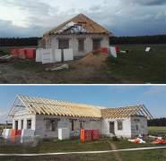 Dar viena lietuvių šeima pasistačiusi 180 kv.m namą