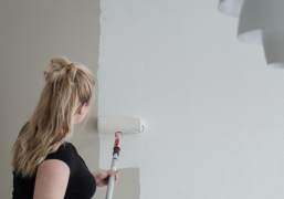 Sienų paruošimas, sienų dažymas, dažų tipo ir spalvos pasirinkimas
