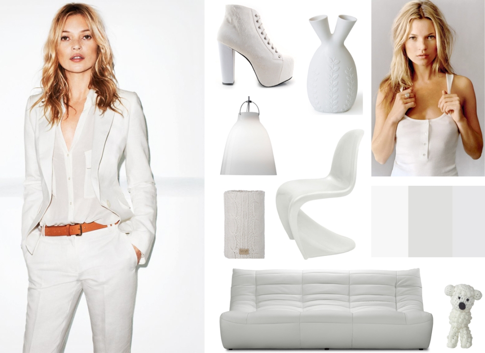 Kate moss, balta
