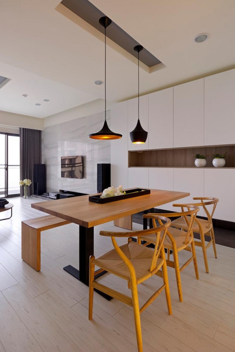 wooden dining set