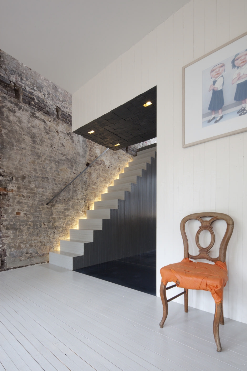 White floor