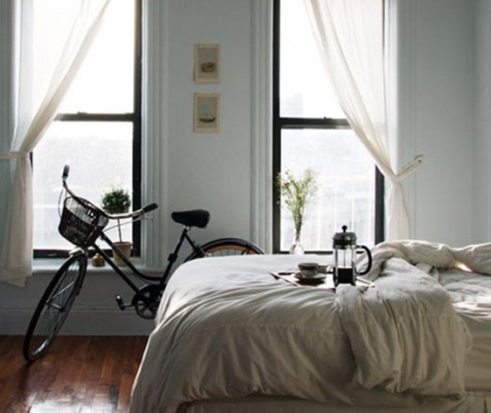 Bicycle in a room